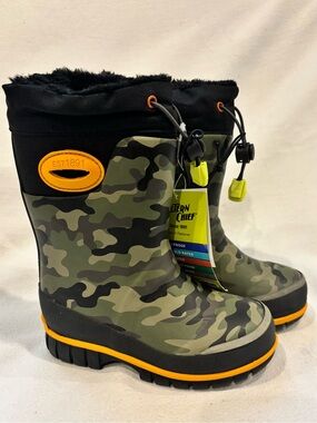 Western Chief Kids Camo Rain & Snow Boots - Toddler Size 7/8